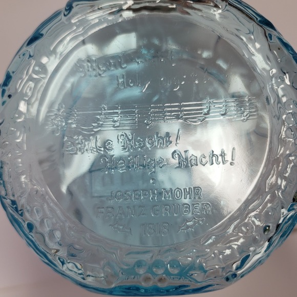 VTG Wheaton Village Christmas 1986 Glass Decanter Handmade Holiday Decor - Picture 8 of 11